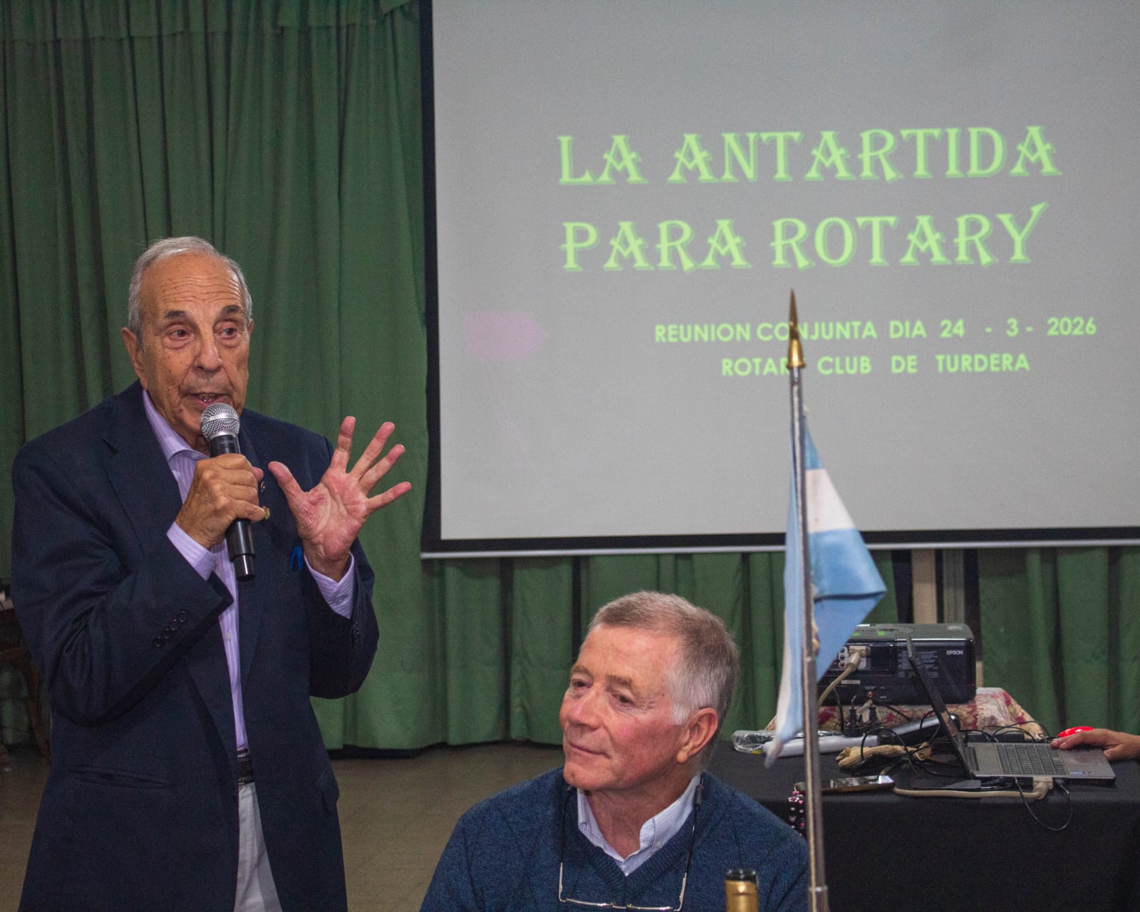 JUAN CARLOS SALVIA LA ANTARTIDA ARGENTINA ROTARY CLUB TURDERA COMENCEMOS A OCUPARNOS DE NUESTROS DERECHOS